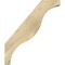 Ekena Millwork 6"W x 24"D x 28"H Funston Rough Sawn Knee Brace, Douglas Fir BRC06X24X28FST00RDF - alternate 4